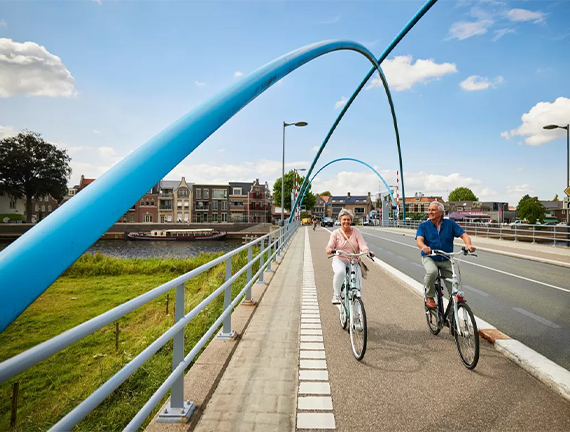 Fietsroute naar het Vechtdal